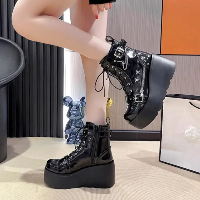 Designers Women Platform Gothi - Motorcycle Chain review and price