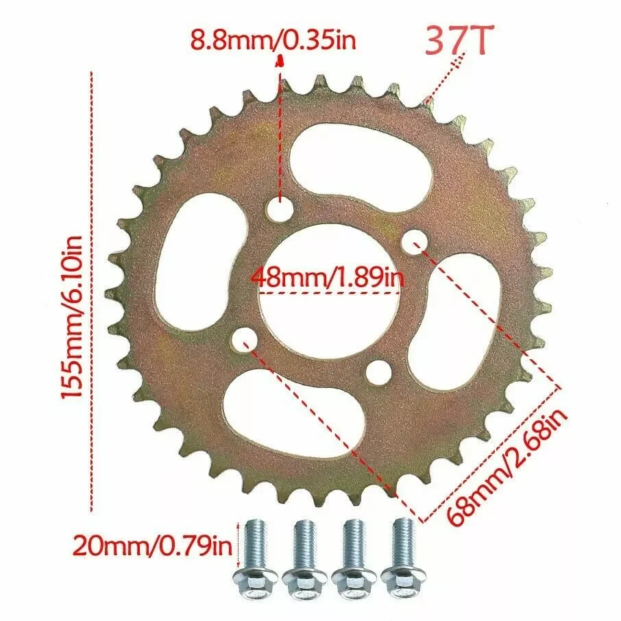 TDPRO 32'' Go Kart Rear Axle / - 428 Chain review and price