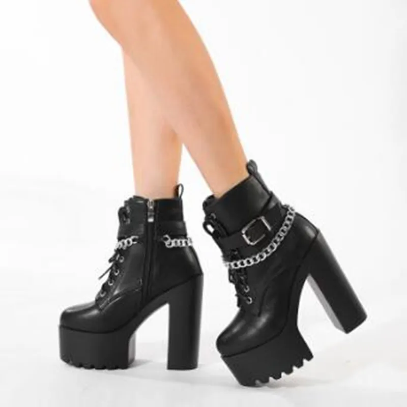 NEW Gothic Buckle Strap Ankle  - Motorcycle Chain review and price